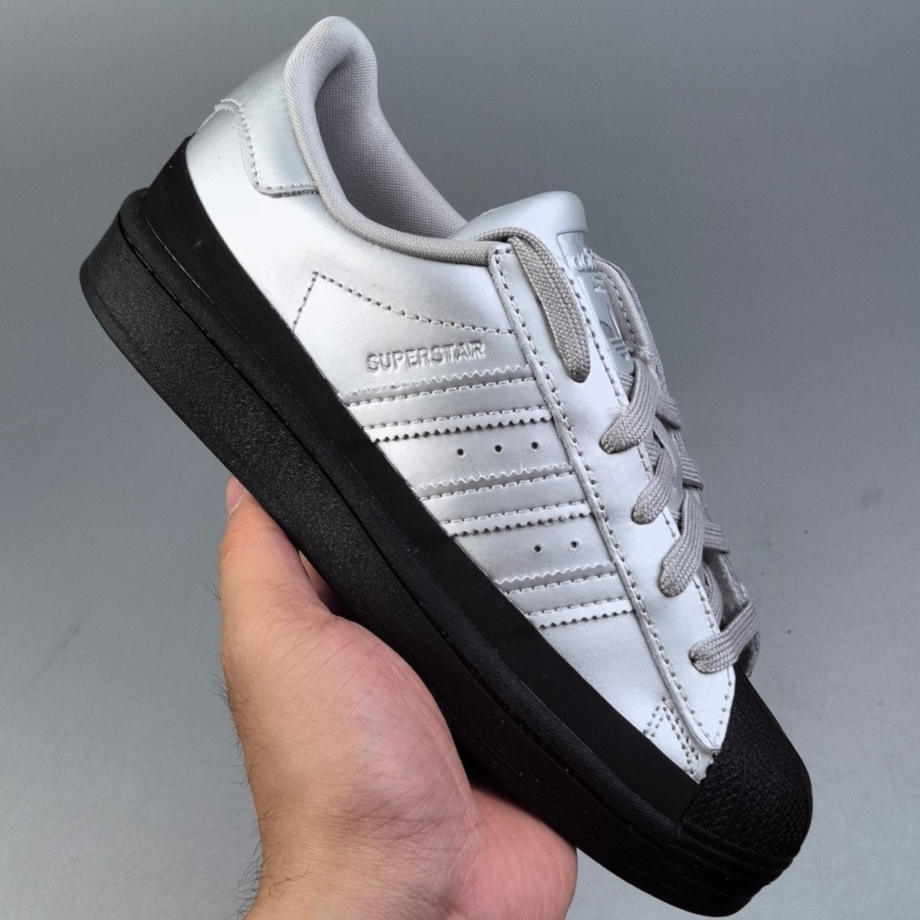 Adidas Originals  Superstar  | Silver Grey/Black  HL371400413