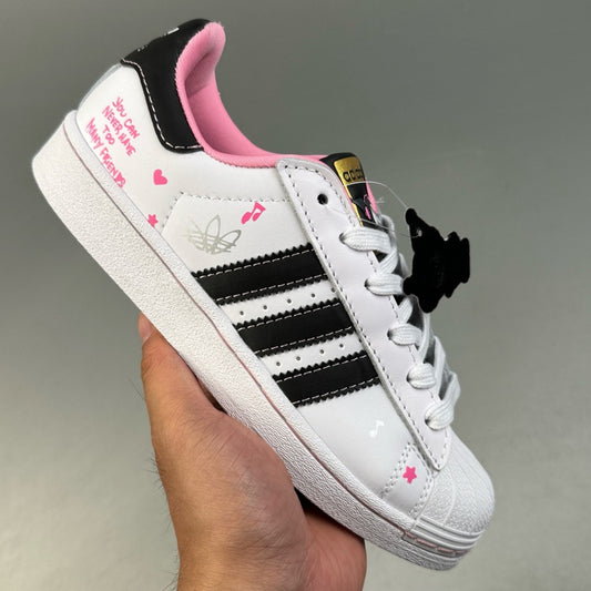 Adidas Originals  Superstar Pride RM | Hello Kitty And Friends Pink/White/Black HL181200505