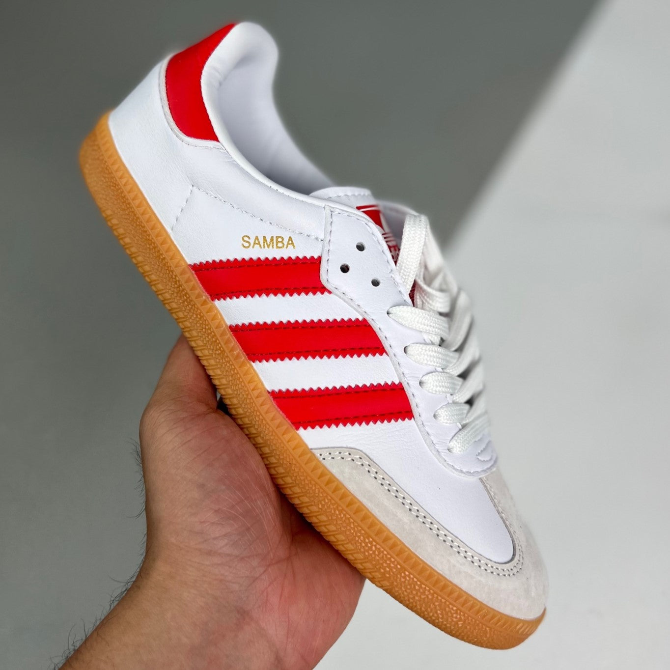 Adidas SAMBA OG | White/Red 01CHLR12