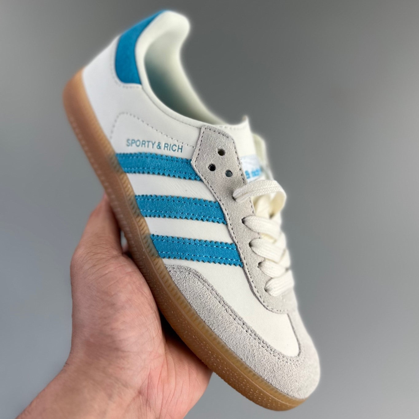 Adidas SAMBA SPORTY AND RICH | Beige/Light Blue HL091050420