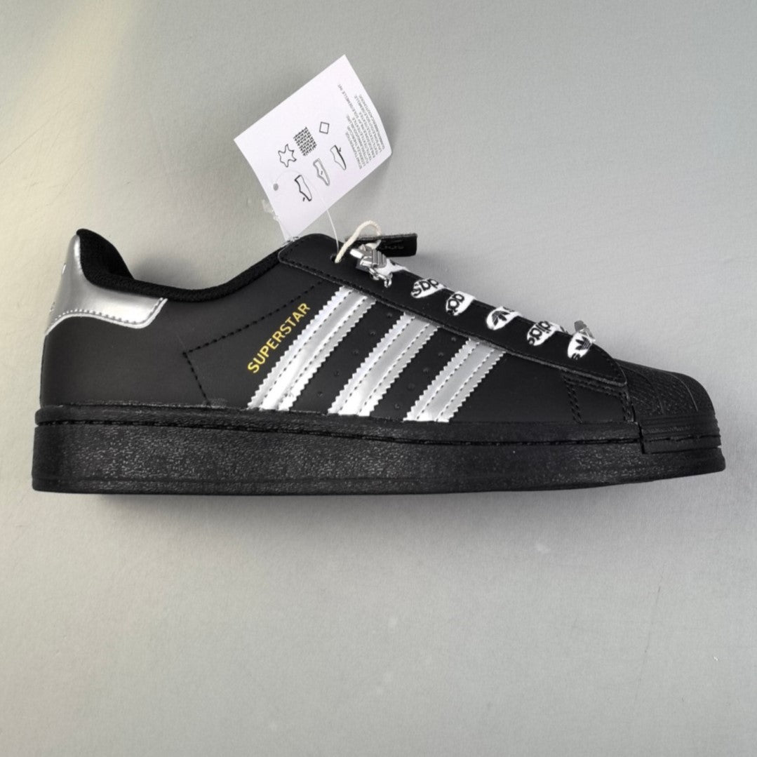 Adidas Originals Superstar Clover   |  Black/Silver Grey HL61951110