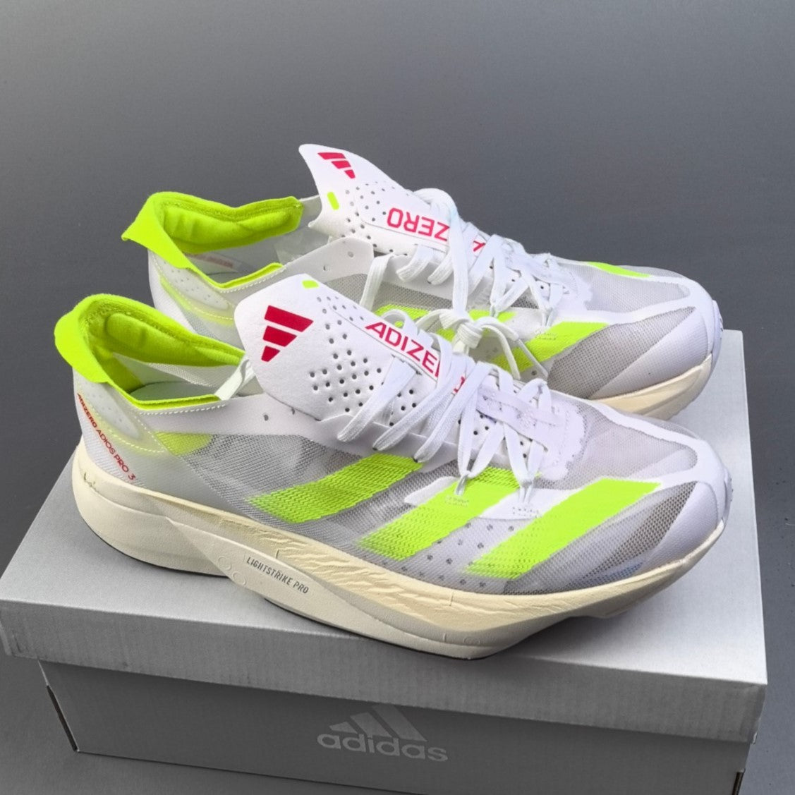 Adidas ADIZERO ADIOS PRO 3 |  White Beam Yellow HL111800427