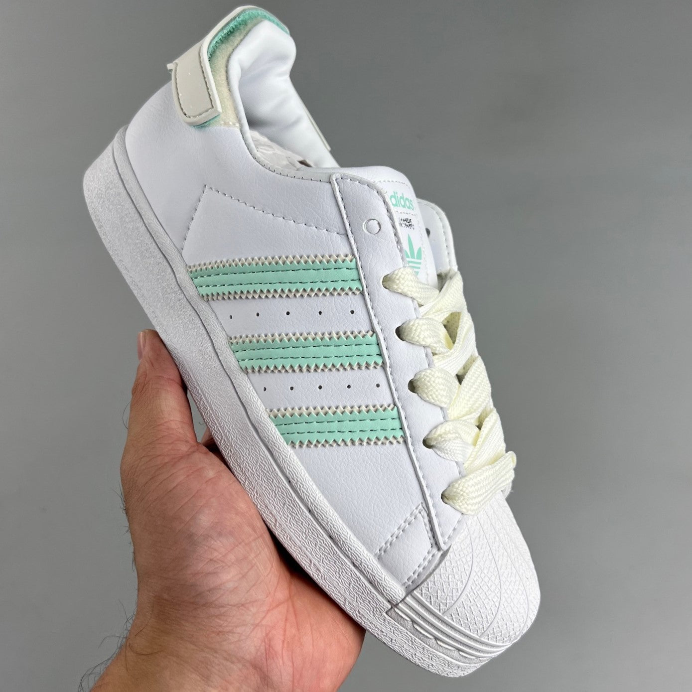 Adidas Originals  Superstar  | Beige/Green 01XHLX141210