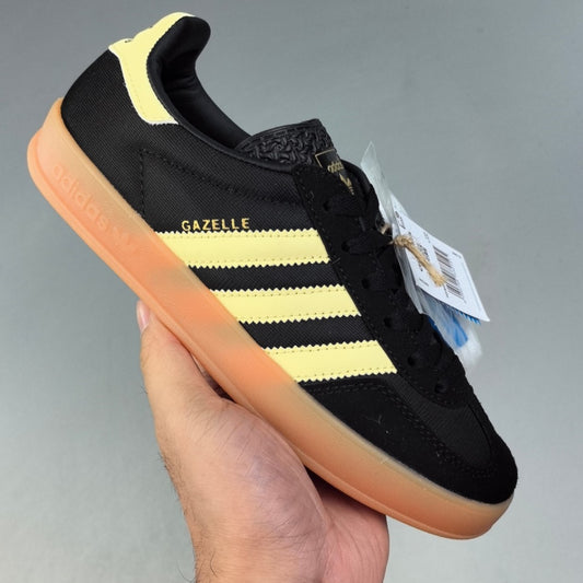 Adidas GAZELLE INDOOR | Black/Yellow 02HHLL1219