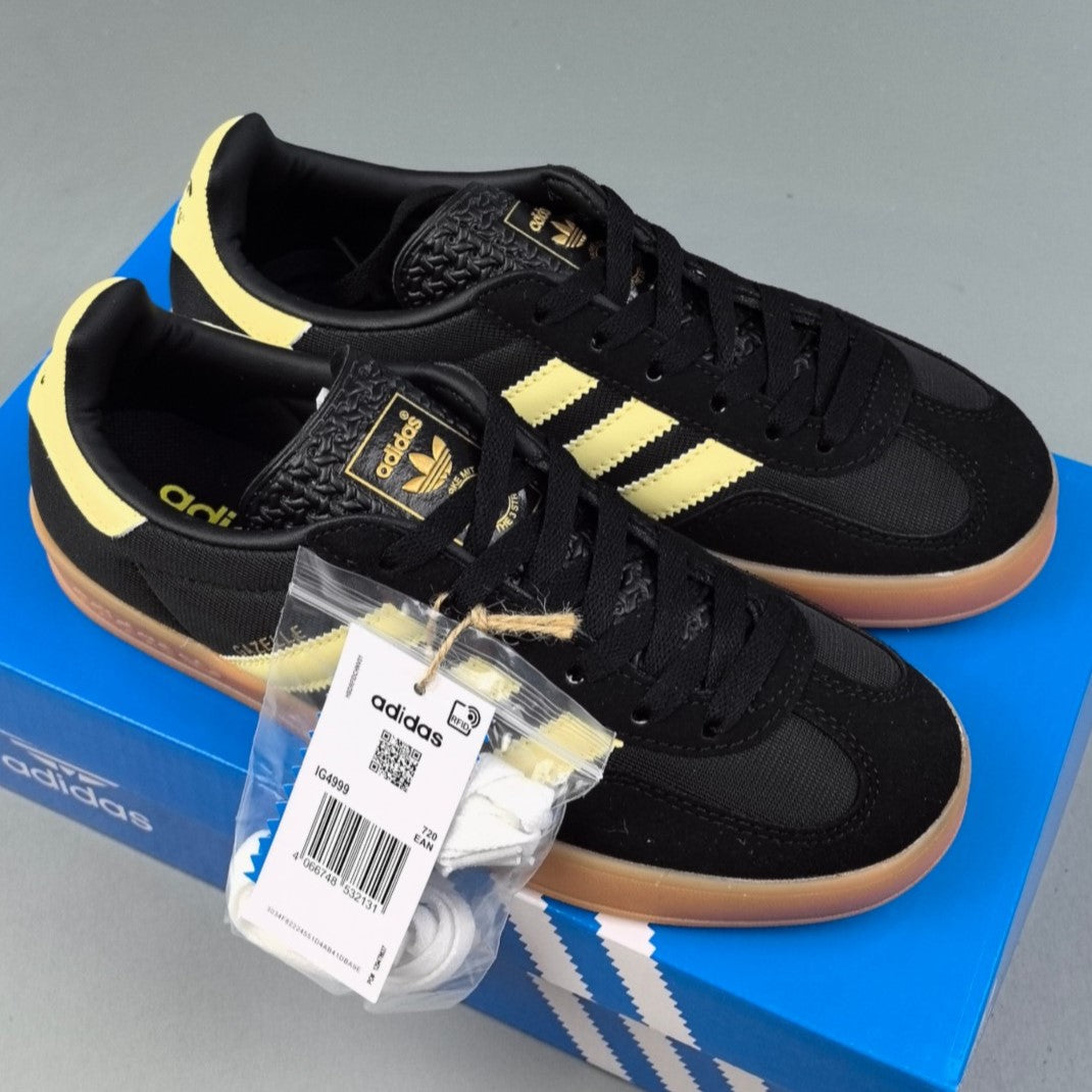 Adidas GAZELLE INDOOR | Black/Yellow 02HHLL1219