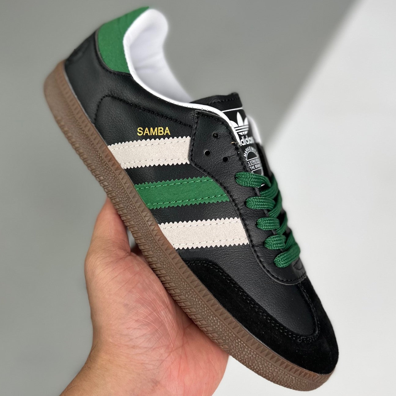 Adidas SAMBA VEGAN | Core Black Green 01CHLR12