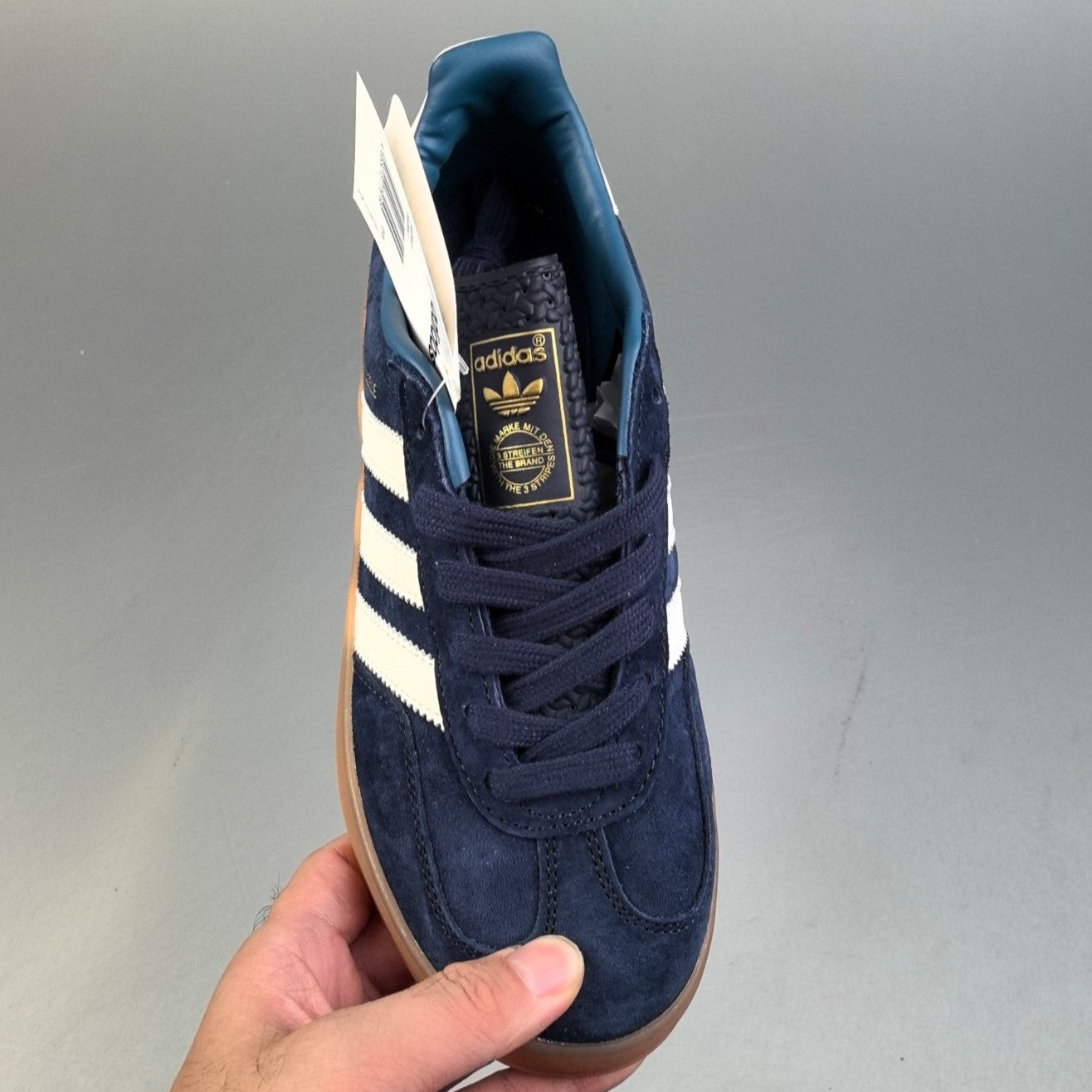 Adidas GAZELLE INDOOR │Dark Blue Bliss Orange HL261201007