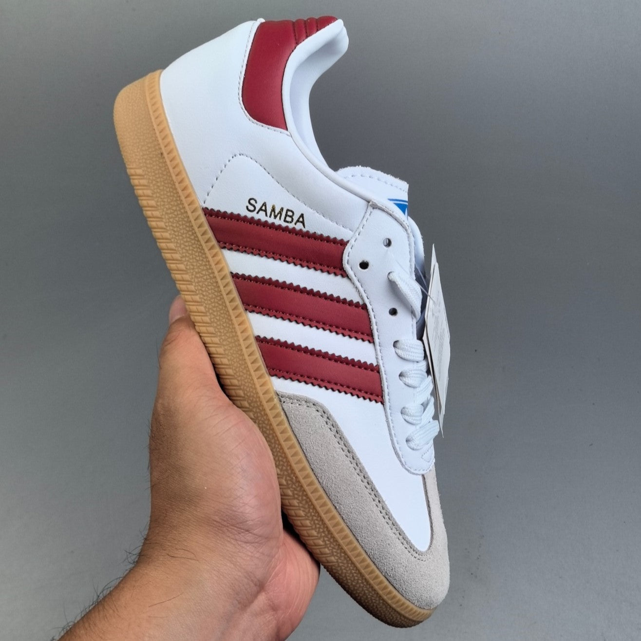 Adidas SAMBA OG | White Burgundy Gum HL281100524