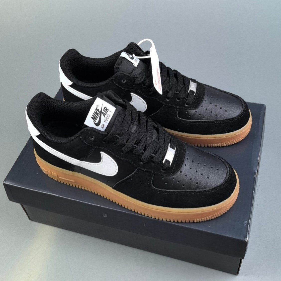 Nike AIR FORCE 1 | Black/White/Brown HL911601116