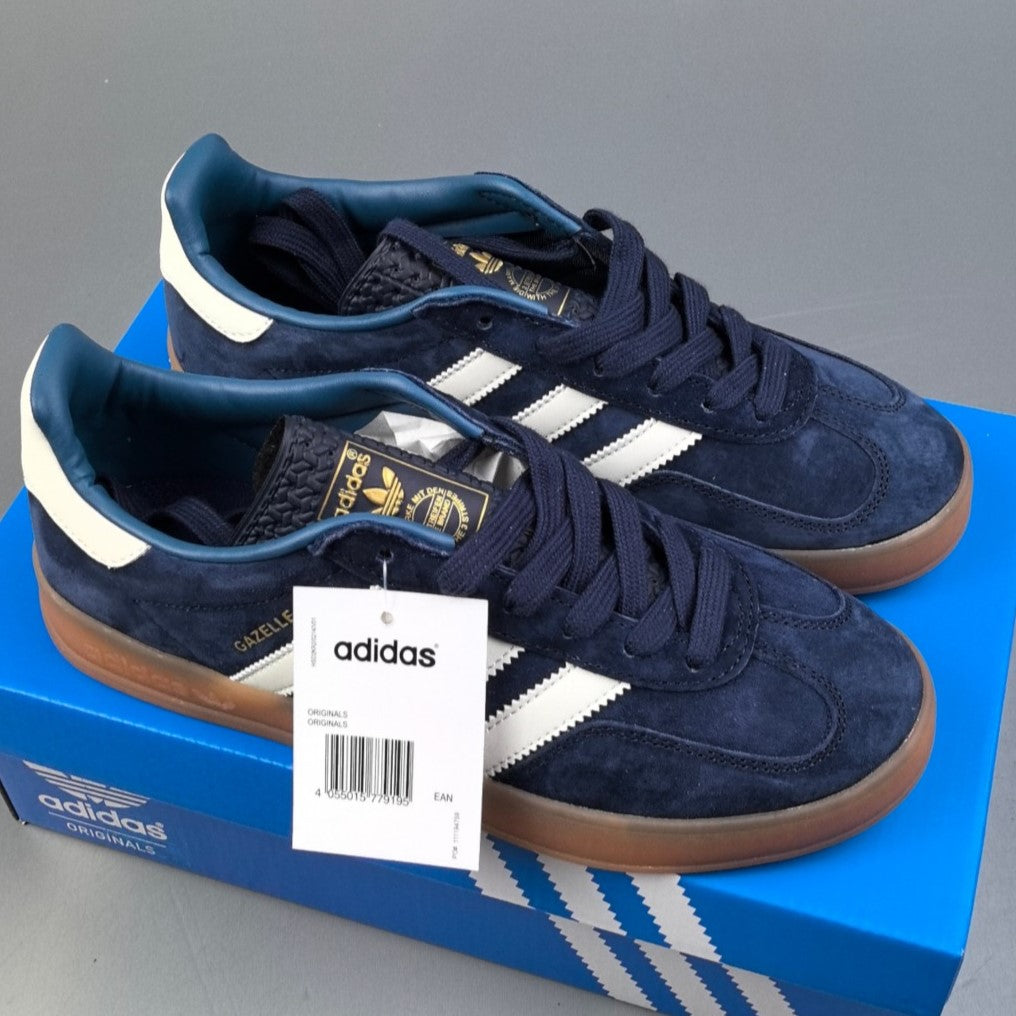 Adidas GAZELLE INDOOR │Dark Blue Bliss Orange HL261201007