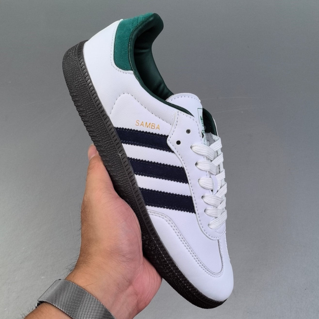 Adidas SAMBA OG | White Navy Collegiate Green HL13900728