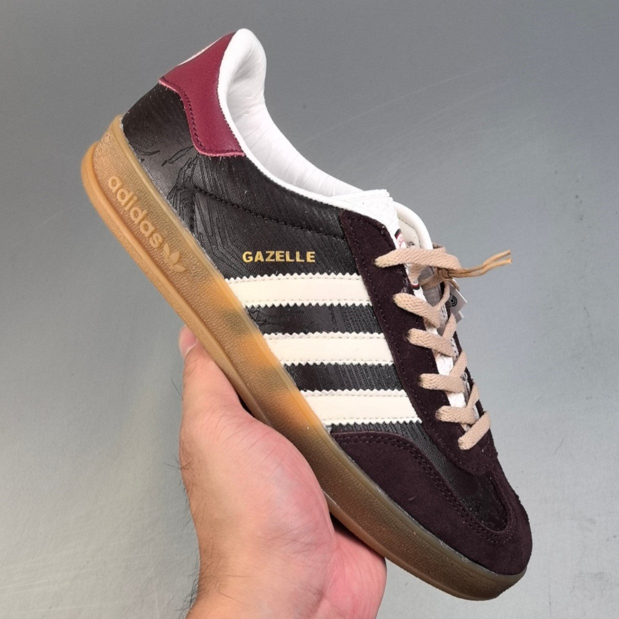 Adidas GAZELLE INDOOR │Blue Trio Brown HL121101006