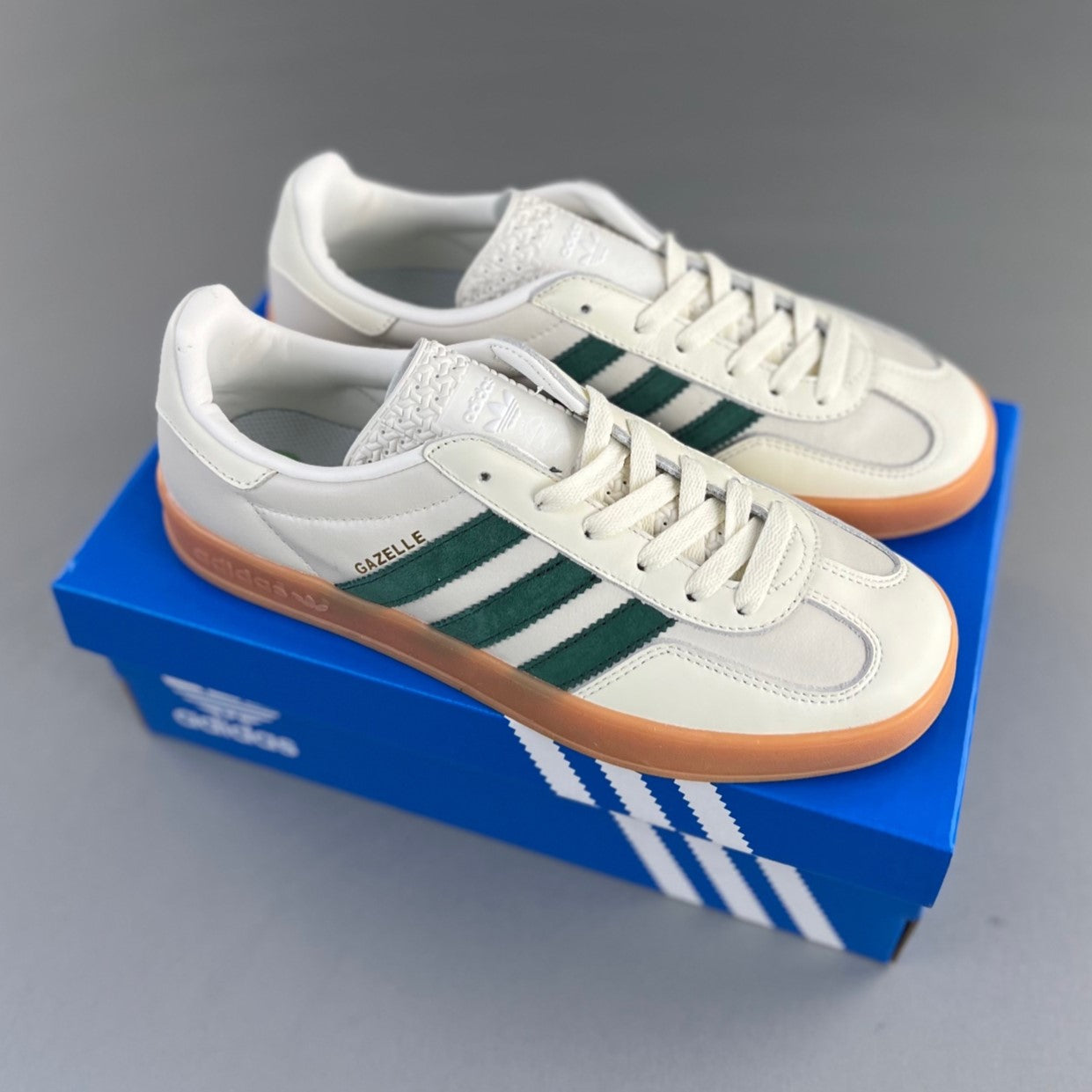 Adidas GAZELLE INDOOR │White/Green HL111200925