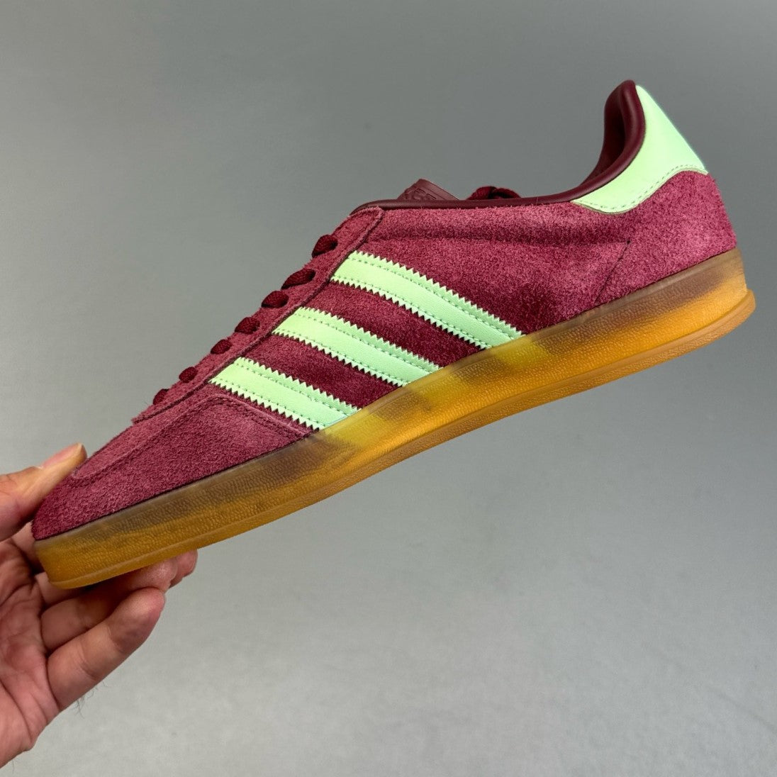 Adidas GAZELLE INDOOR │Red Semi Spark Green 07HHLL120602