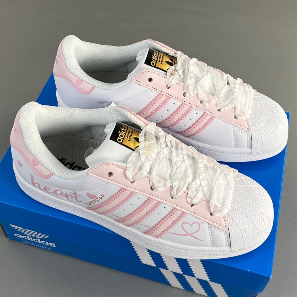 Adidas Originals  Superstar  | White/Pink  HL361100816