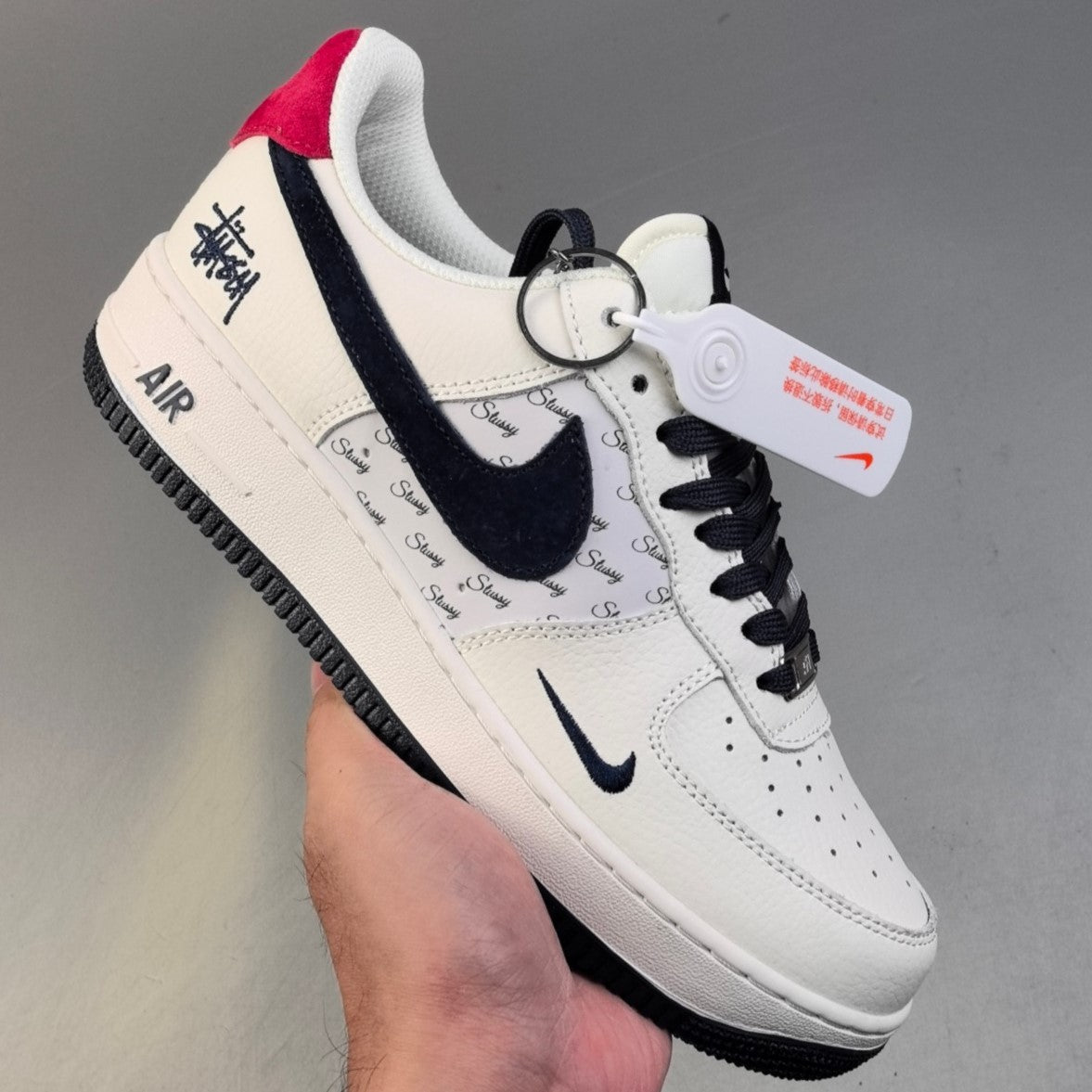 Nike AIR FORCE 1 | White/Black/Red HL351101122