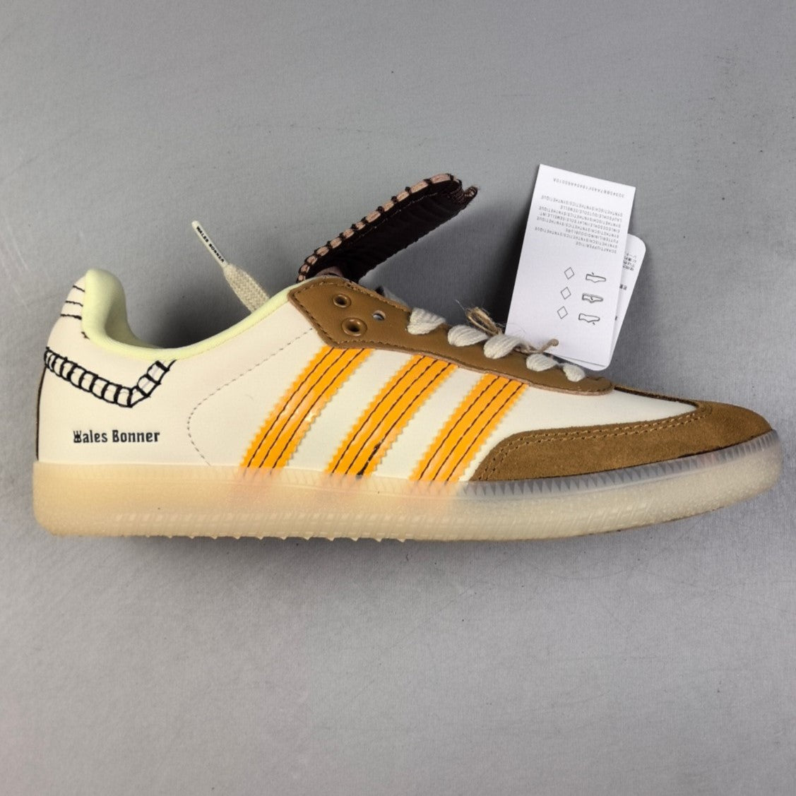 Adidas SAMBA WALES BONNER | Cream/Yellow/Brown HL111500521