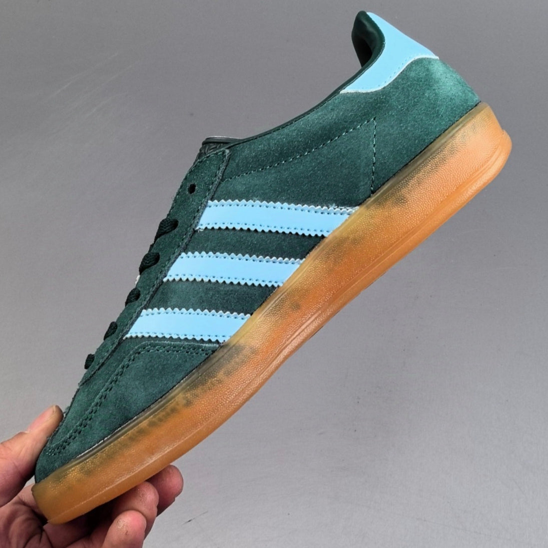 Adidas GAZELLE INDOOR │Green/Sky Blue HL771200329