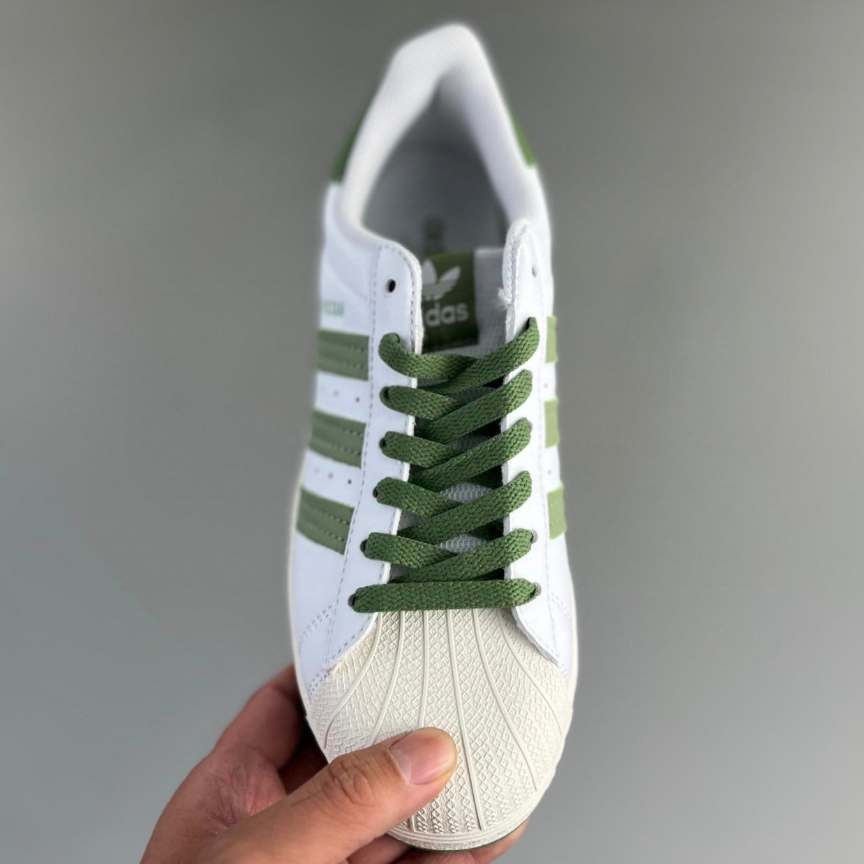 Adidas Originals  Superstar  | White/Green HL051050813