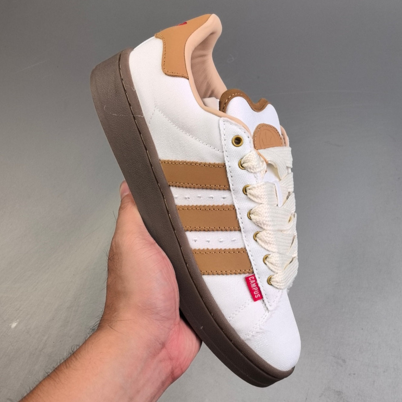 Adidas CAMPUS 00s | Blanco/ Café HL281201016