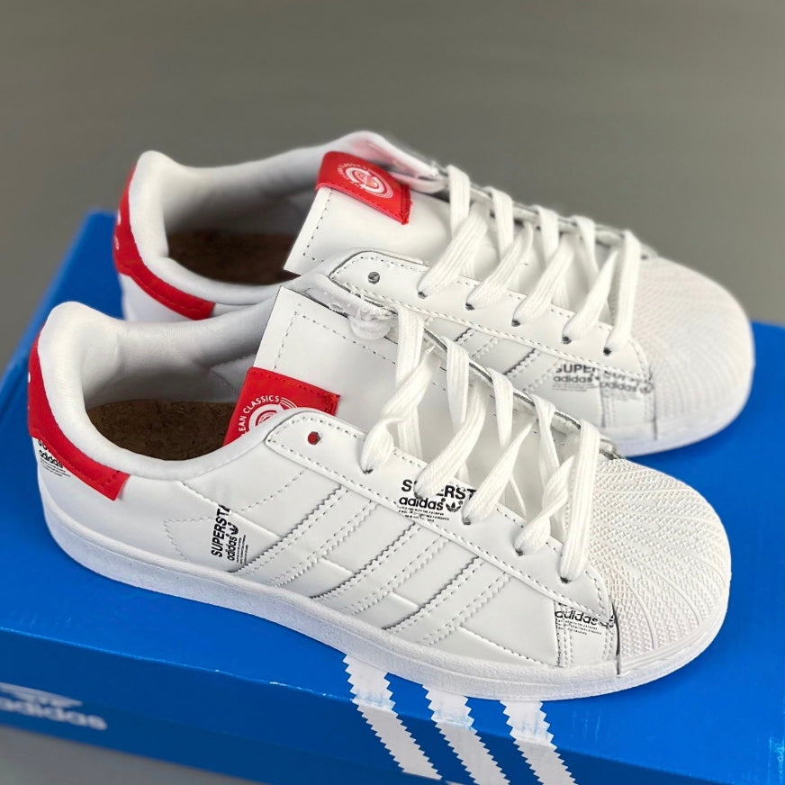 Adidas Originals  Superstar  | White/Red HL051050813