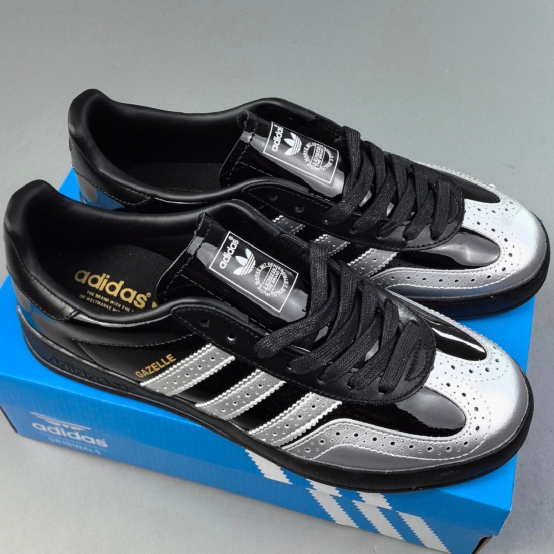 Adidas GAZELLE INDOOR │Platinum Grey/Black HL181401228