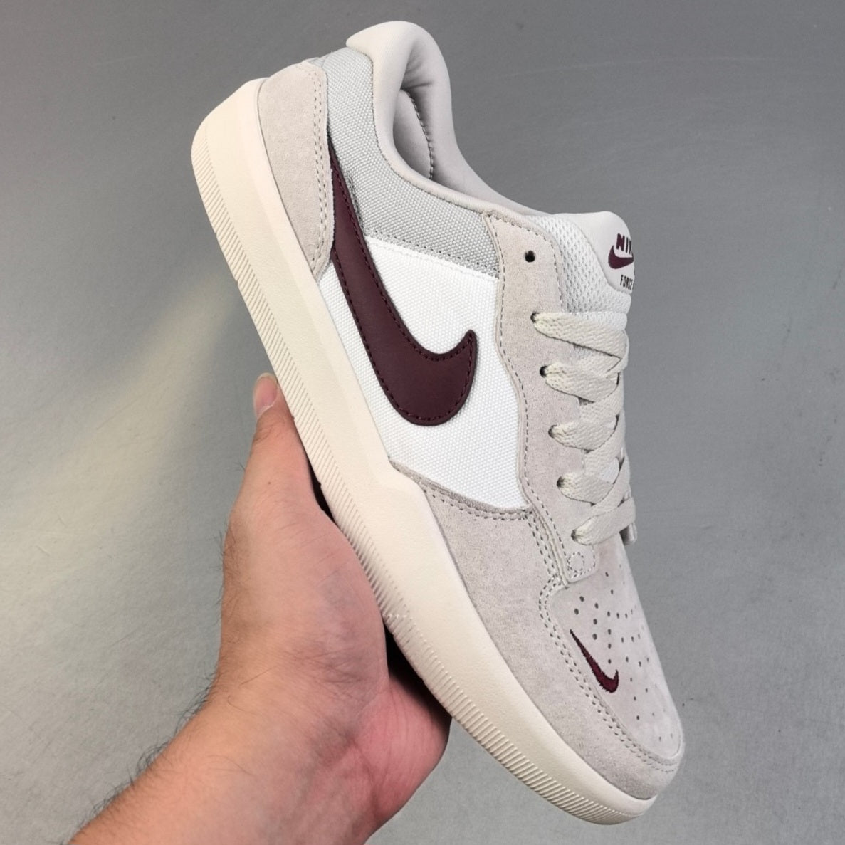 Nike AIR FORCE 1 | Gris/Vino HL13901118