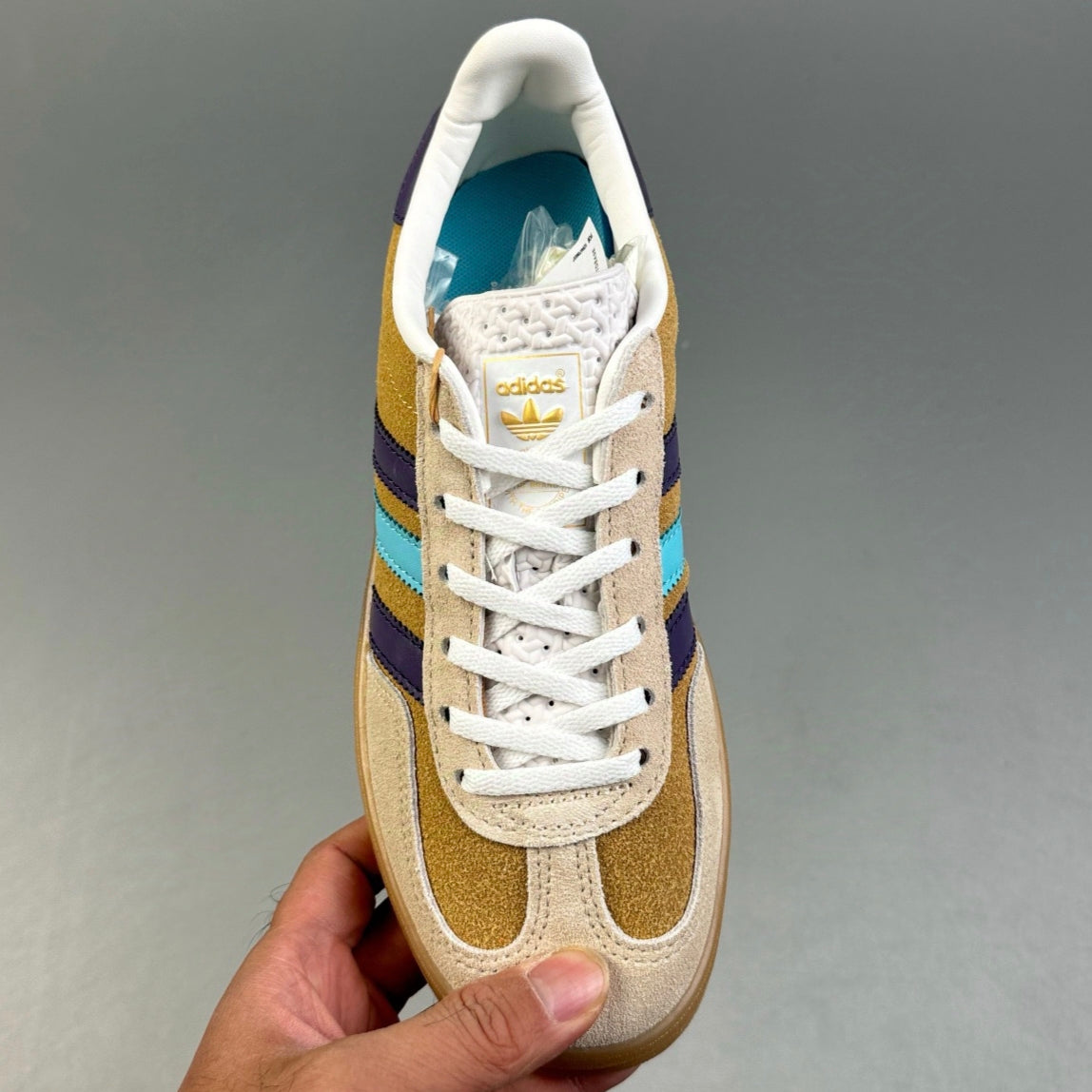 Adidas GAZELLE INDOOR │Mustard Yellow/Blue 02HHLL120602