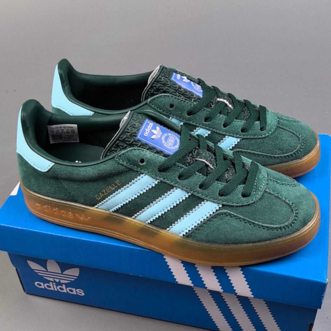 Adidas GAZELLE INDOOR │Green/Sky Blue HL771200329