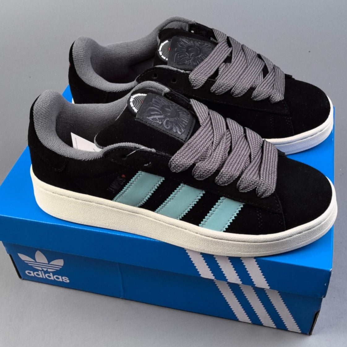 Adidas CAMPUS 00s | SHOES Negro/ Celeste HL141300327