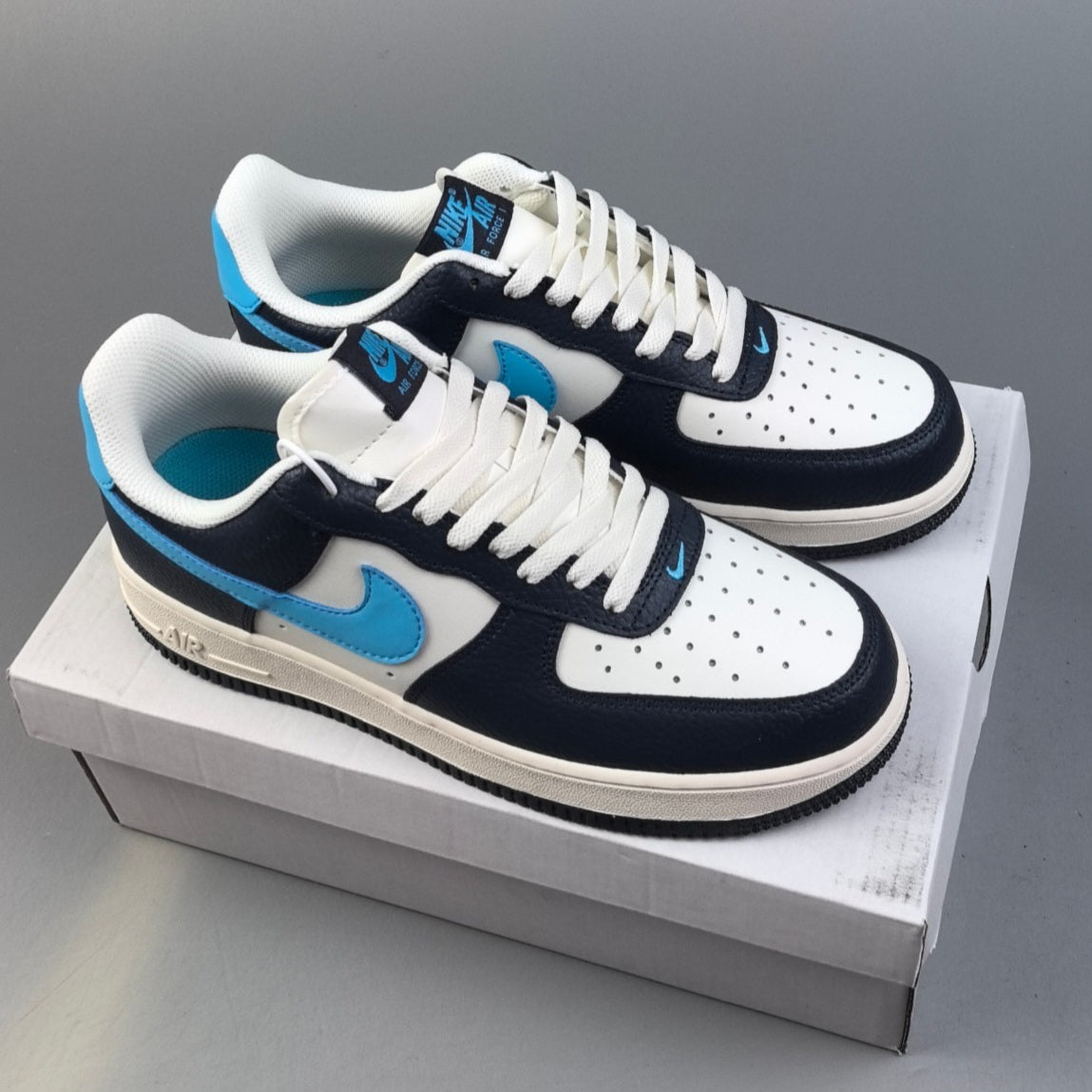 Nike AIR FORCE 1 |Black/Blue HL671201114