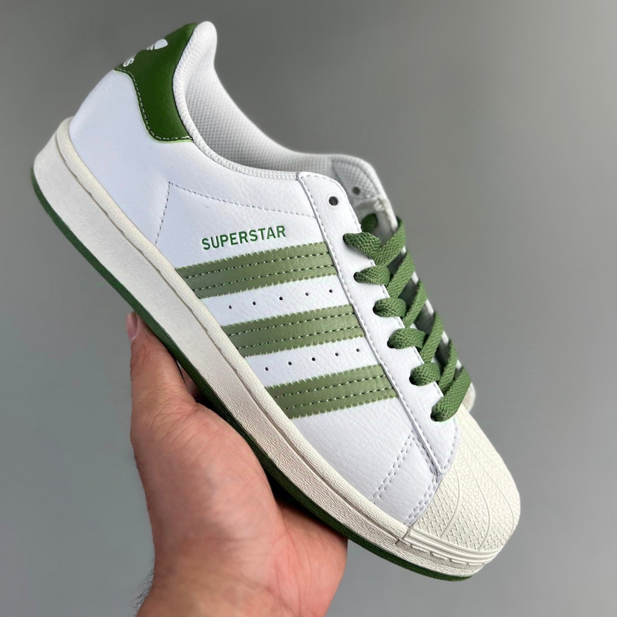 Adidas Originals  Superstar  | White/Green HL051050813